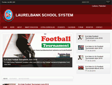 Tablet Screenshot of laurelbankschool.net